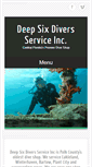 Mobile Screenshot of deepsixdivers.com